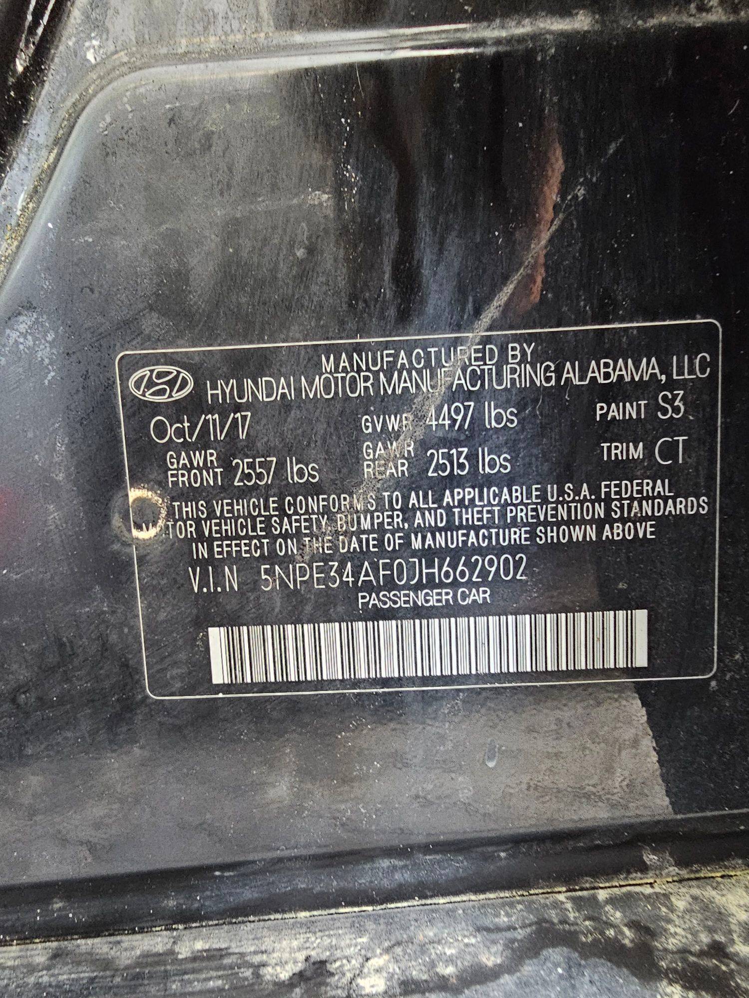 HYUNDAI SONATA 2018 - Marhaba Auction Used Cars - Image 10