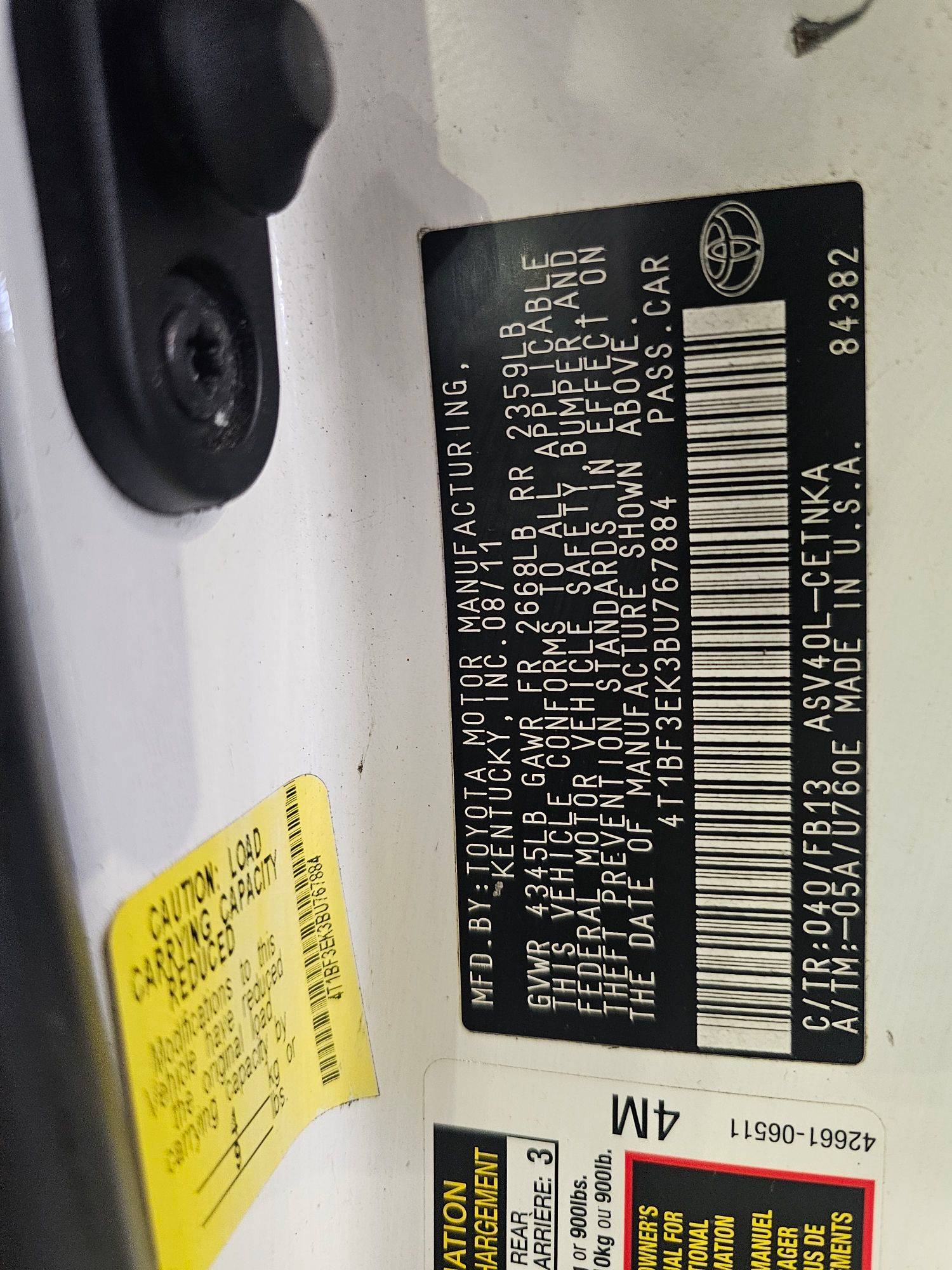 TOYOTA CAMRY 2011 - Marhaba Auction Used Cars - Image 10