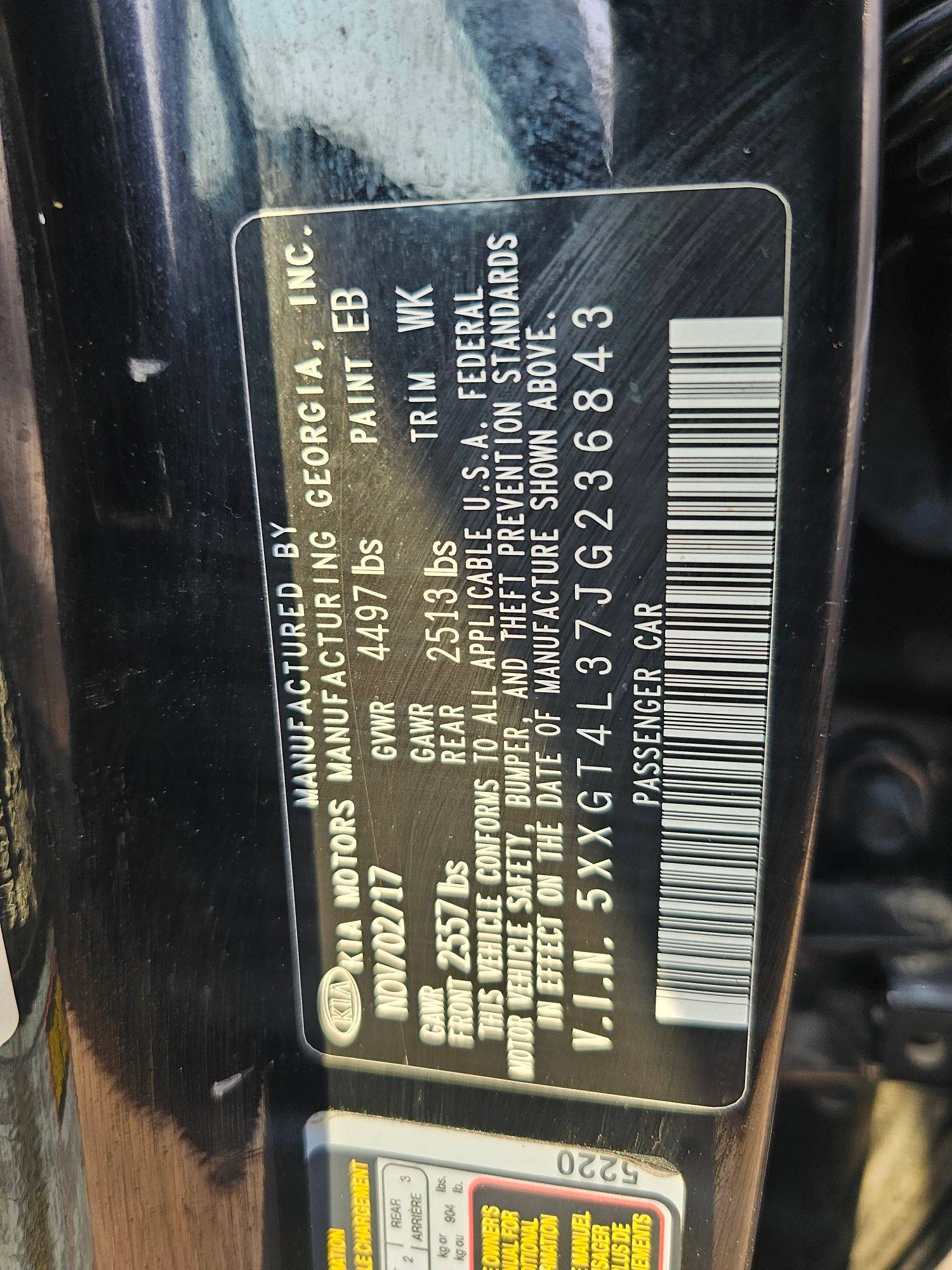 KIA OPTIMA 2018 - Marhaba Auction Used Cars - Image 11