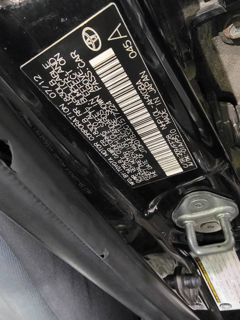 2012 TOYOTA PRIUS C — 277643 Miles — Lot 40749871 — Main - Marhaba Auctions Used Cars - Image 7