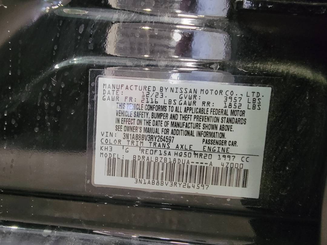 2024 NISSAN SENTRA — 51 Miles — Lot V3RY264597 — Main - Marhaba Auctions Used Cars - Image 9