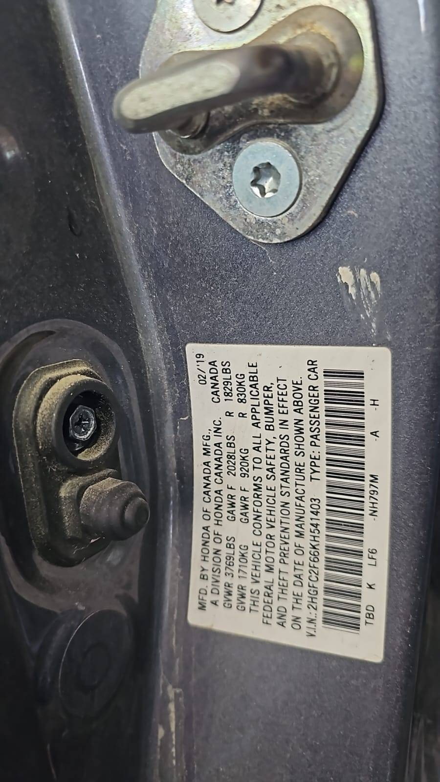 HONDA CIVIC 2019 - Marhaba Auction Used Cars - Image 3