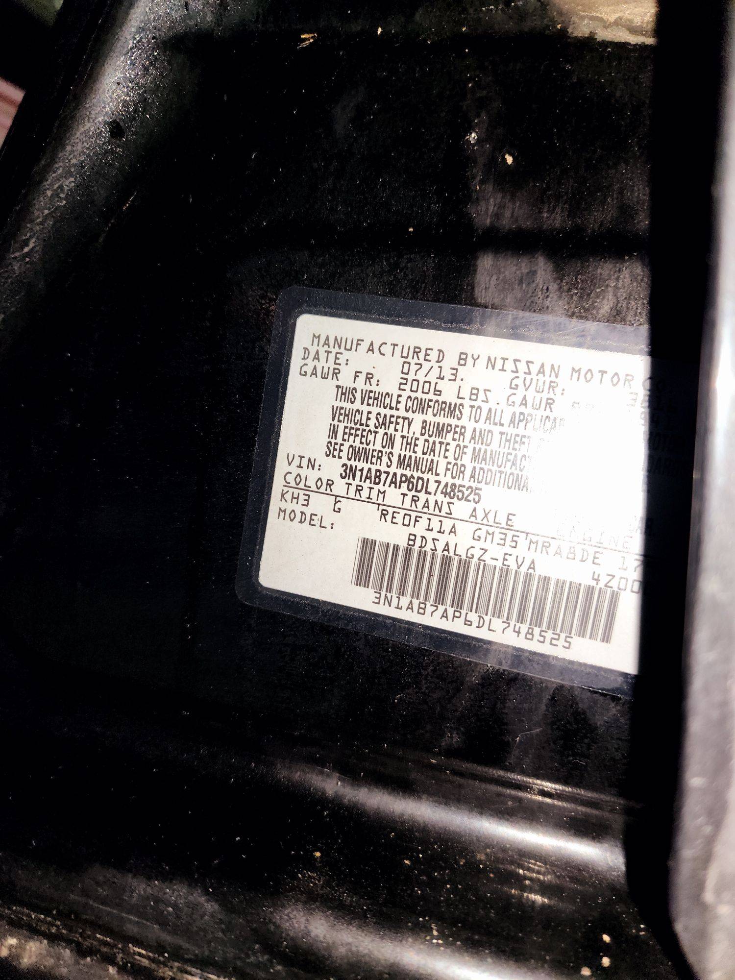 2013 NISSAN SENTRA — 204612 Miles — Lot 748525 — Souq - Marhaba Auctions Used Cars - Image 9