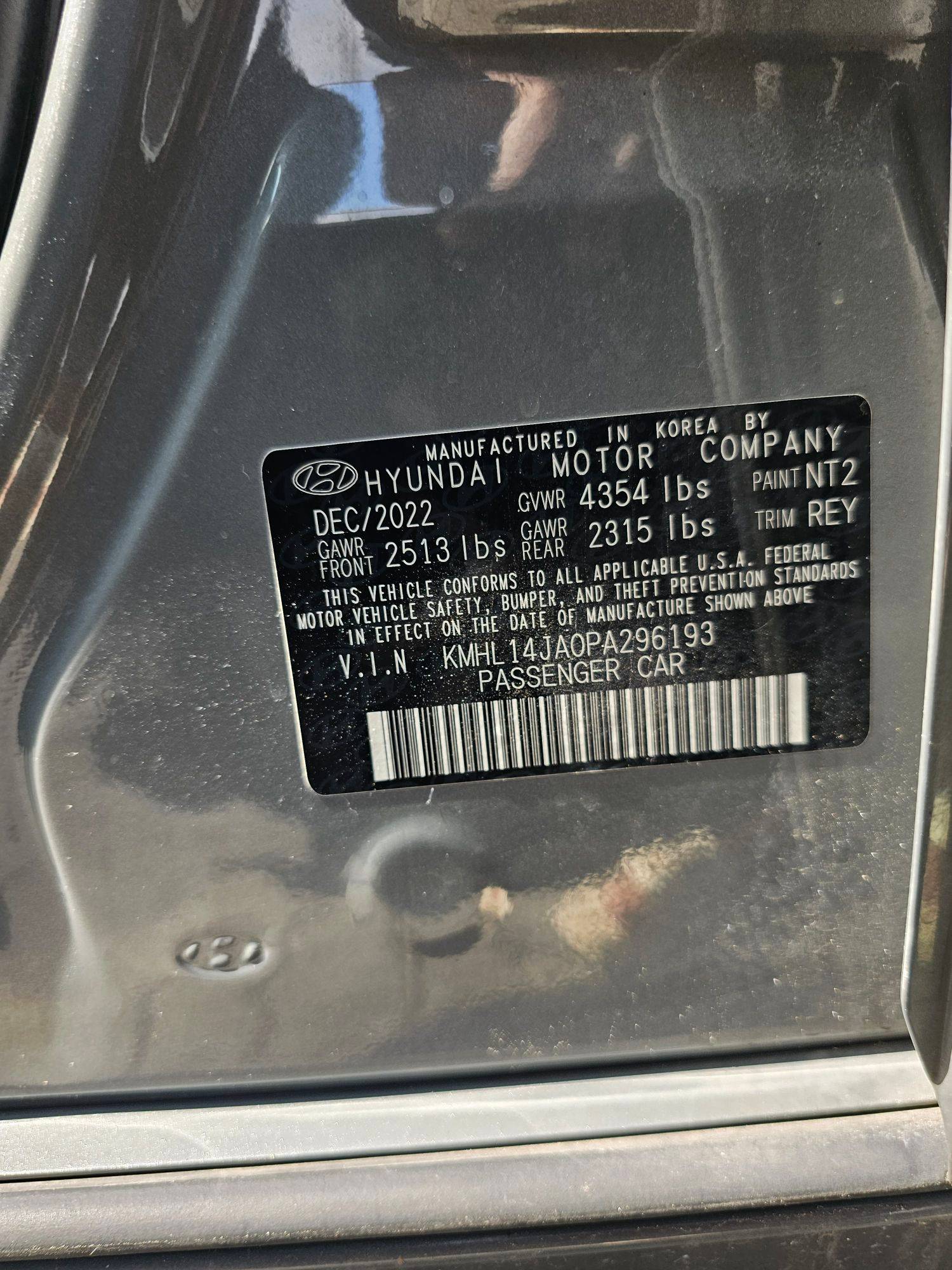 HYUNDAI SONATA 2023 - Marhaba Auction Used Cars - Image 10