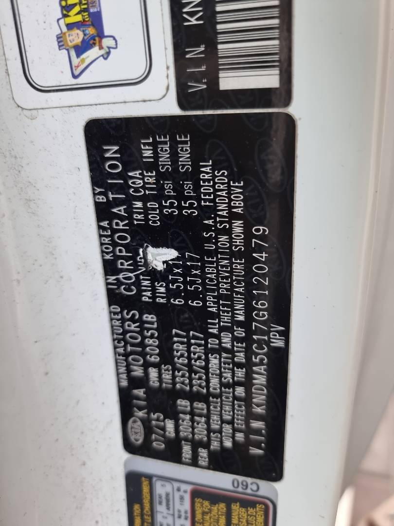 KIA SEDONA 2016 - Marhaba Auction Used Cars - Image 8