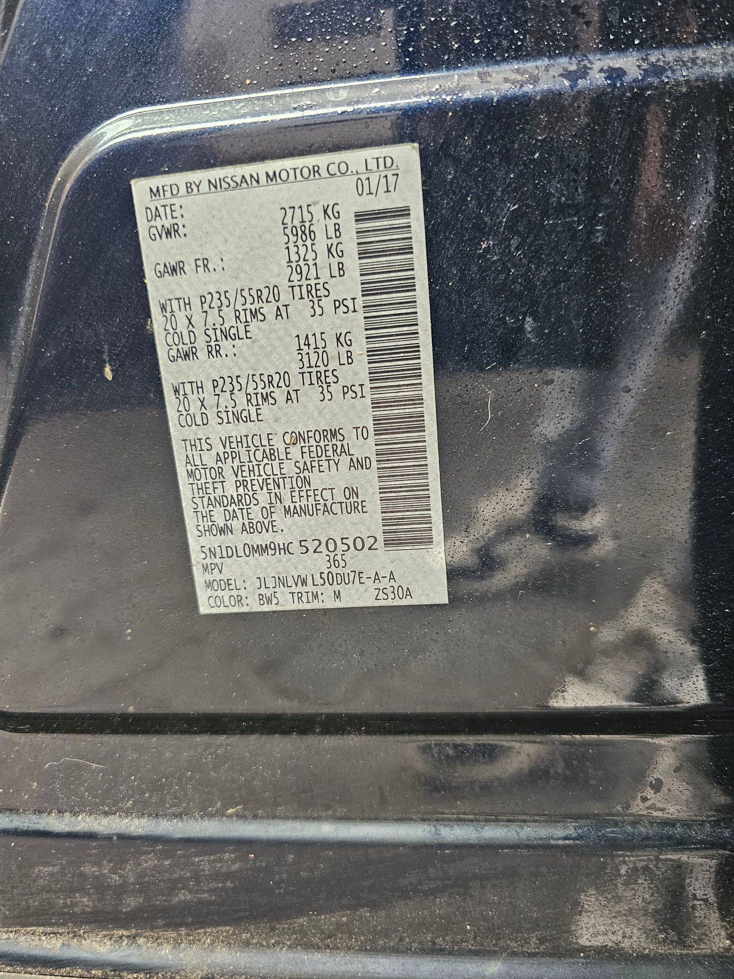 INFINITI QX60 2017 - Marhaba Auction Used Cars - Image 10