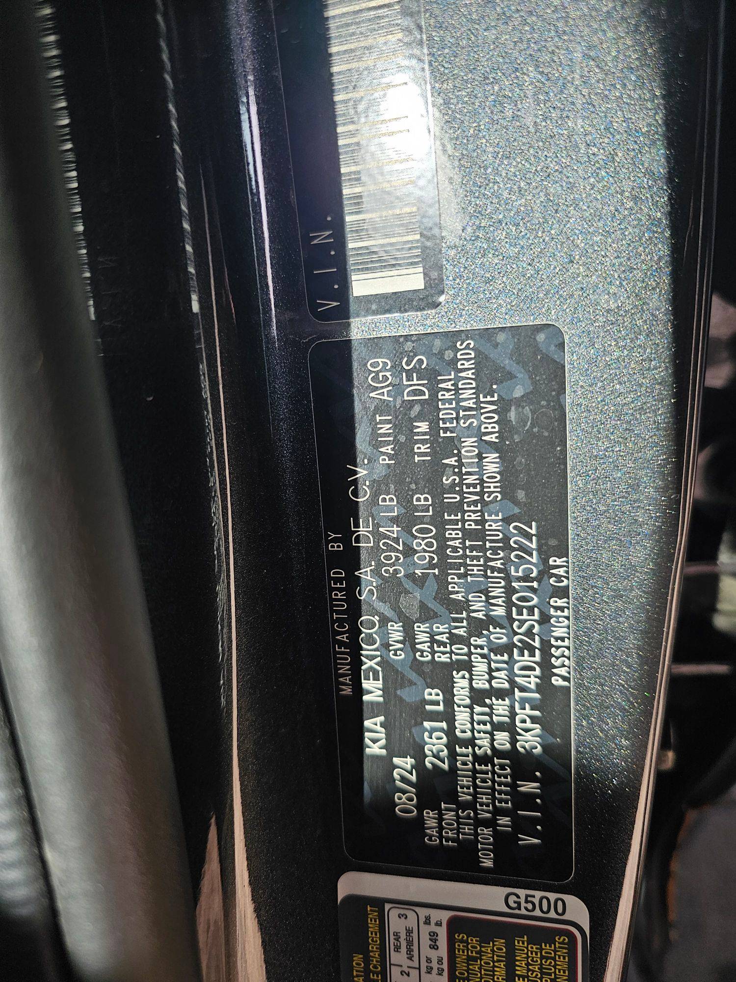 2025 KIA K4 — 7372 Miles — Lot SE015222 — Souq - Marhaba Auctions Used Cars - Image 10