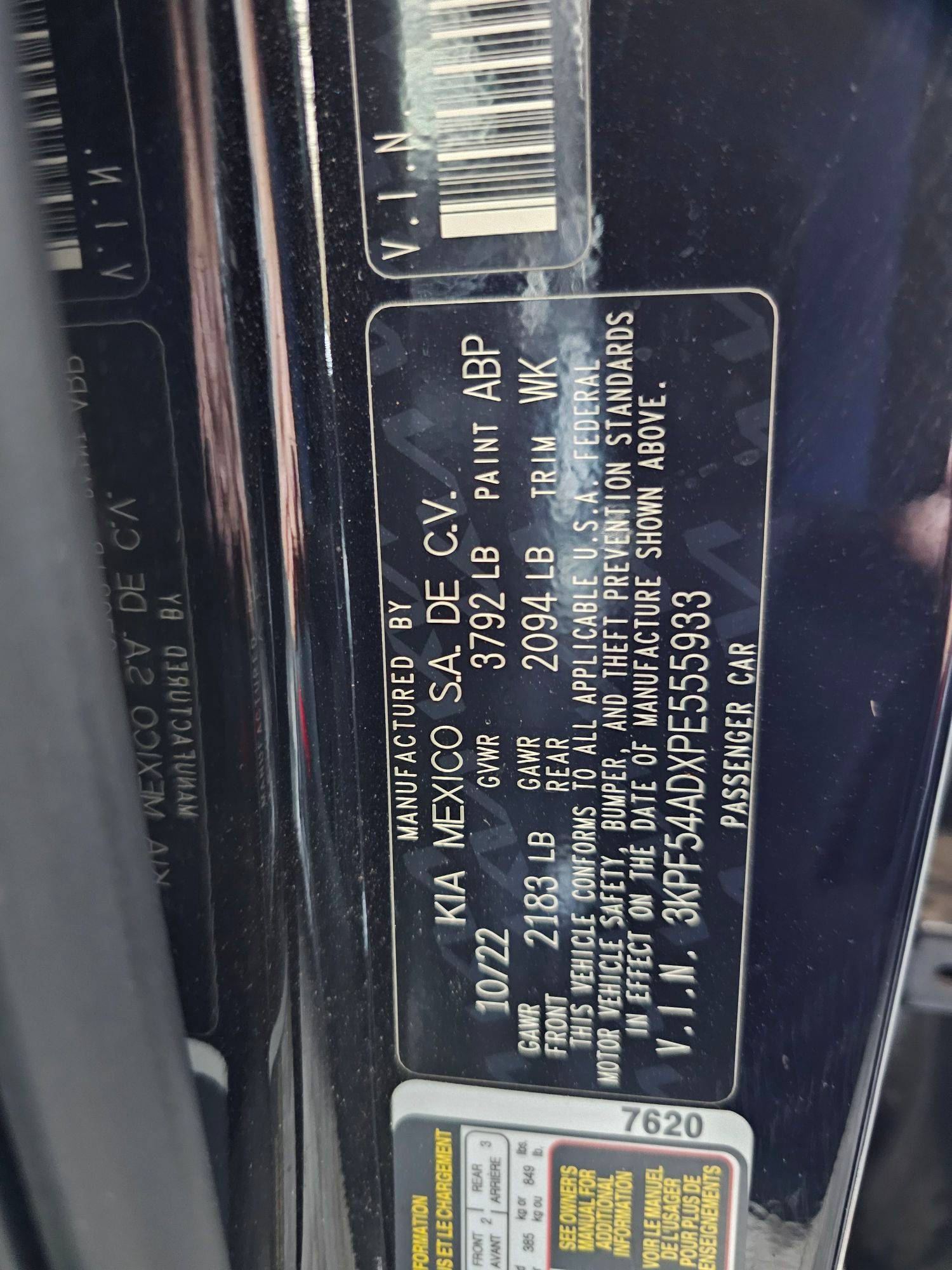 2023 KIA FORTE — 26684 Miles — Lot 40919745 — Al Surrah - Marhaba Auctions Used Cars - Image 9
