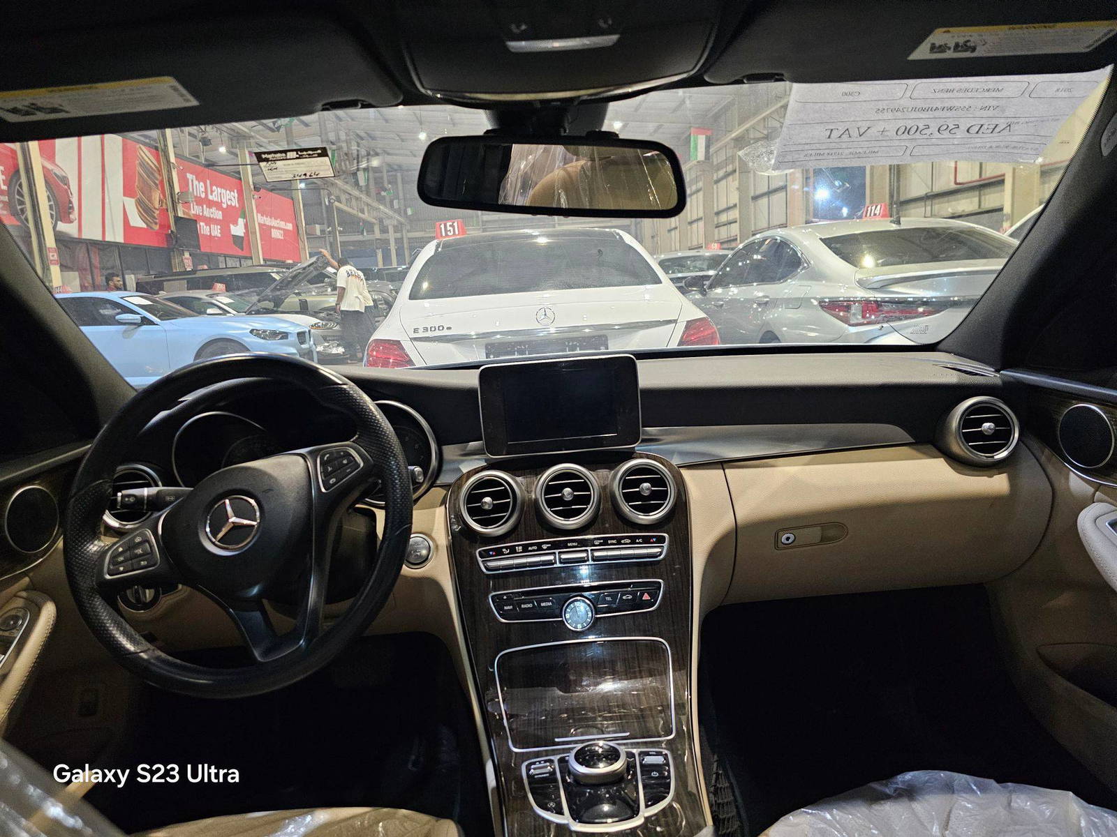 MERCEDES BENZ C300 2018 - Marhaba Auction Used Cars - Image 8