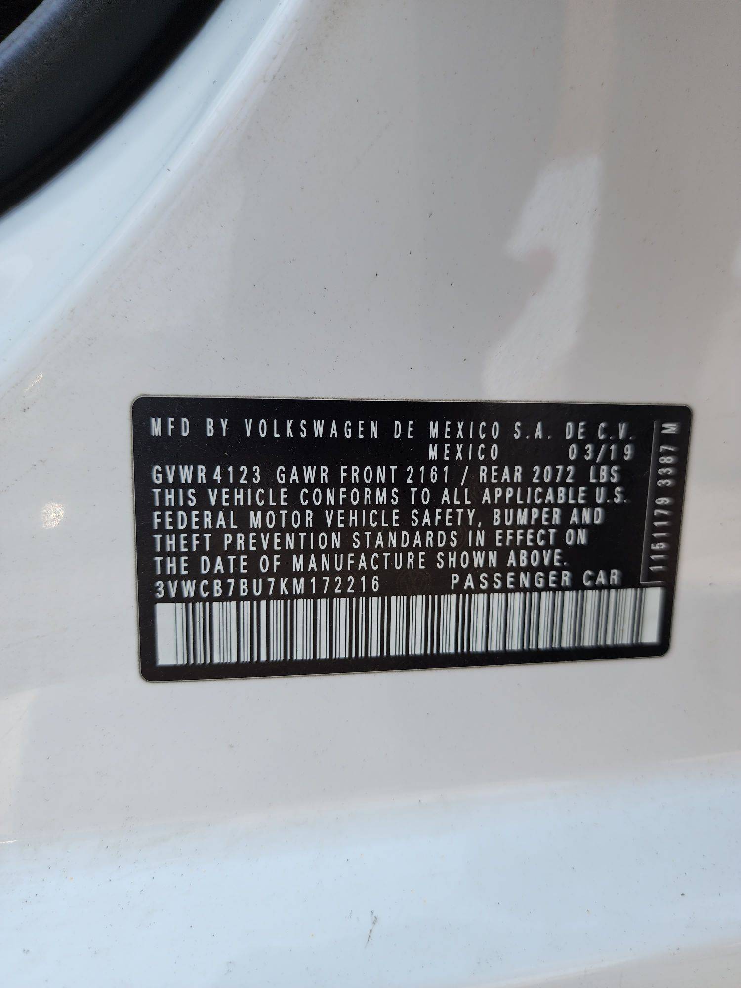 2019 VOLKSWAGEN JETTA — 81301 Miles — Lot 41458704 — Souq - Marhaba Auctions Used Cars - Image 10