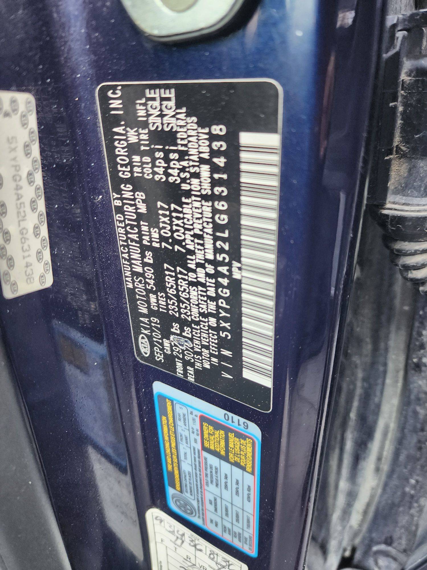 KIA SORENTO 2020 - Marhaba Auction Used Cars - Image 10