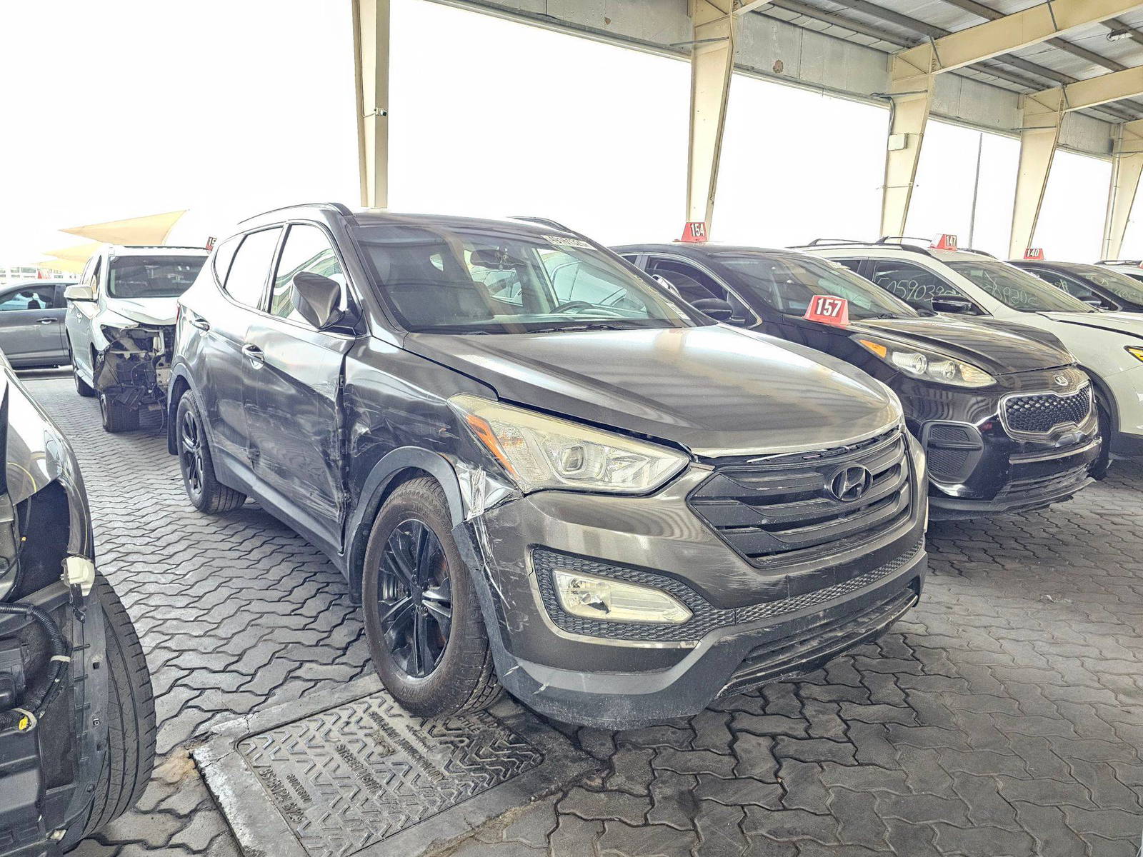 HYUNDAI SANTA FE SPORT 2015 - Marhaba Auction Used Cars - Image 4