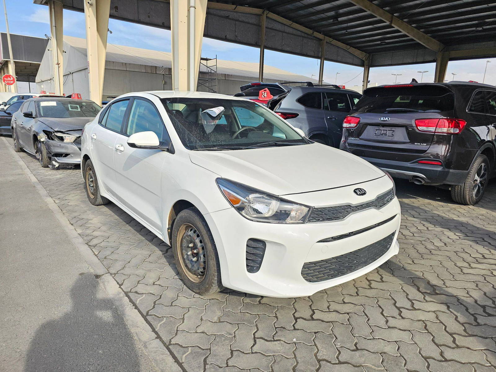2019 KIA RIO — 129139 Miles — Lot 24ABXKE210024 — Souq - Marhaba Auctions Used Cars - Image 3