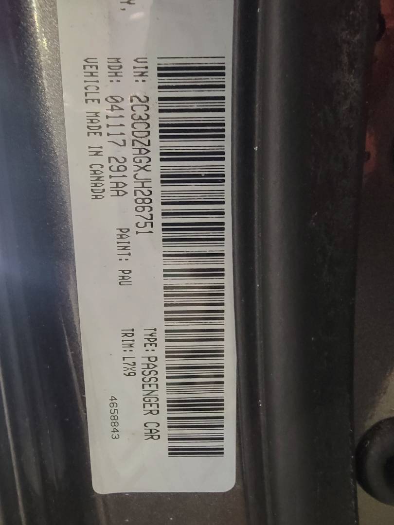 2018 DODGE CHALLENGER — 113231 Miles — Lot JH286751 — Main - Marhaba Auctions Used Cars - Image 9