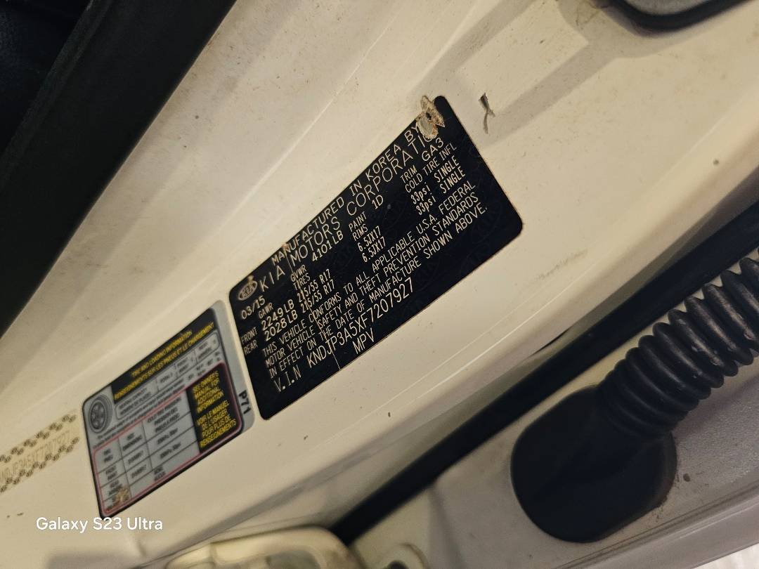 2015 KIA SOUL — 190328 Miles — Lot XF7207927 — Main - Marhaba Auctions Used Cars - Image 15