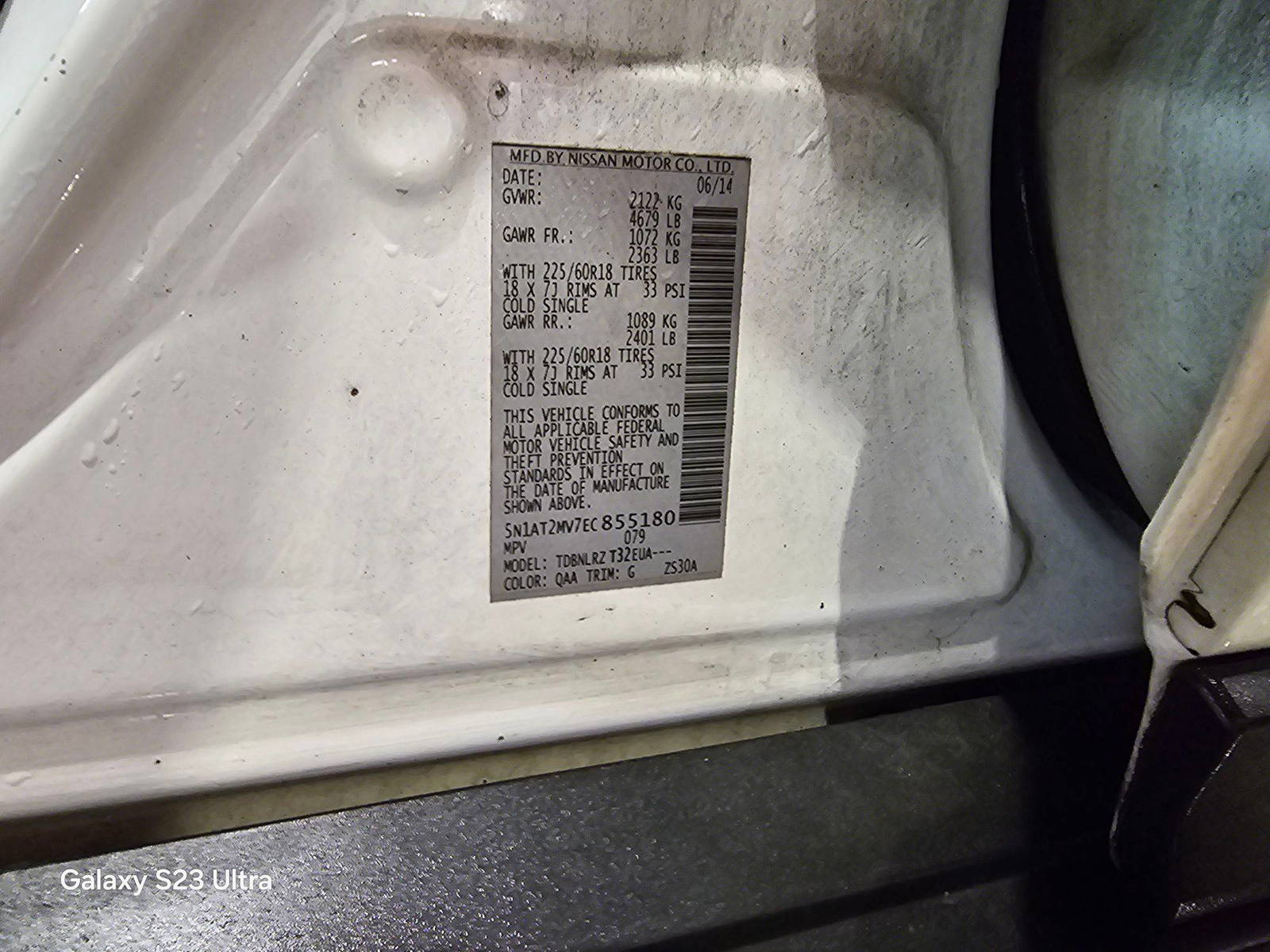 NISSAN ROGUE 2014 - Marhaba Auction Used Cars - Image 7