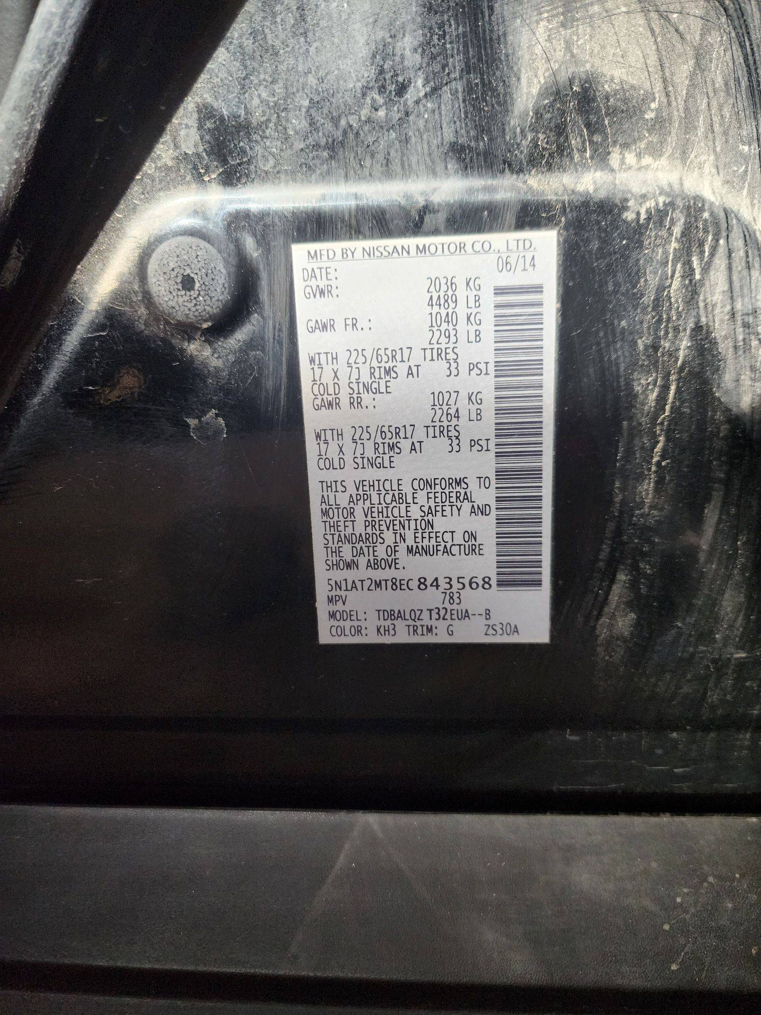 NISSAN ROGUE 2014 - Marhaba Auction Used Cars - Image 10