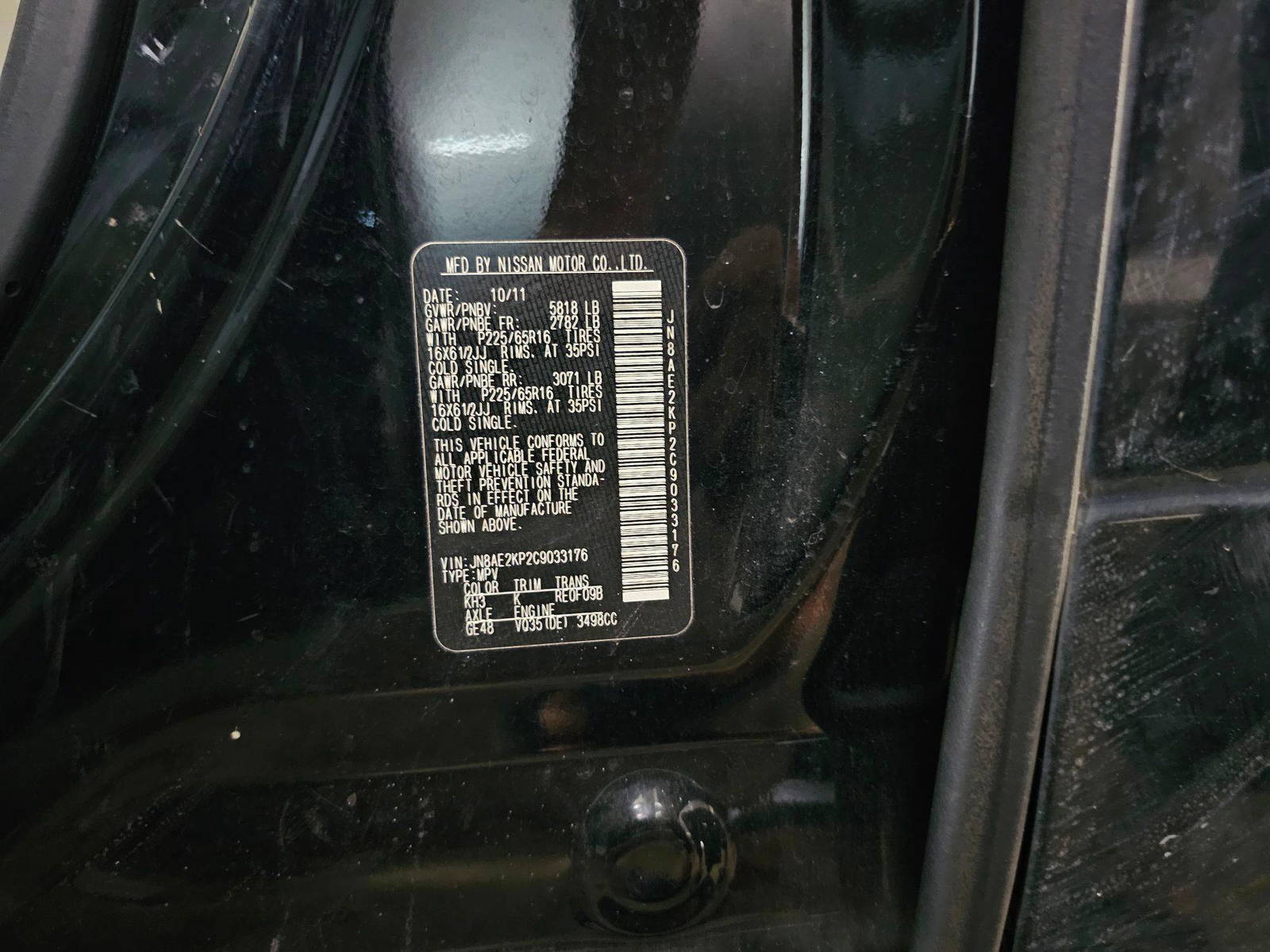 NISSAN QUEST 2012 - Marhaba Auction Used Cars - Image 10