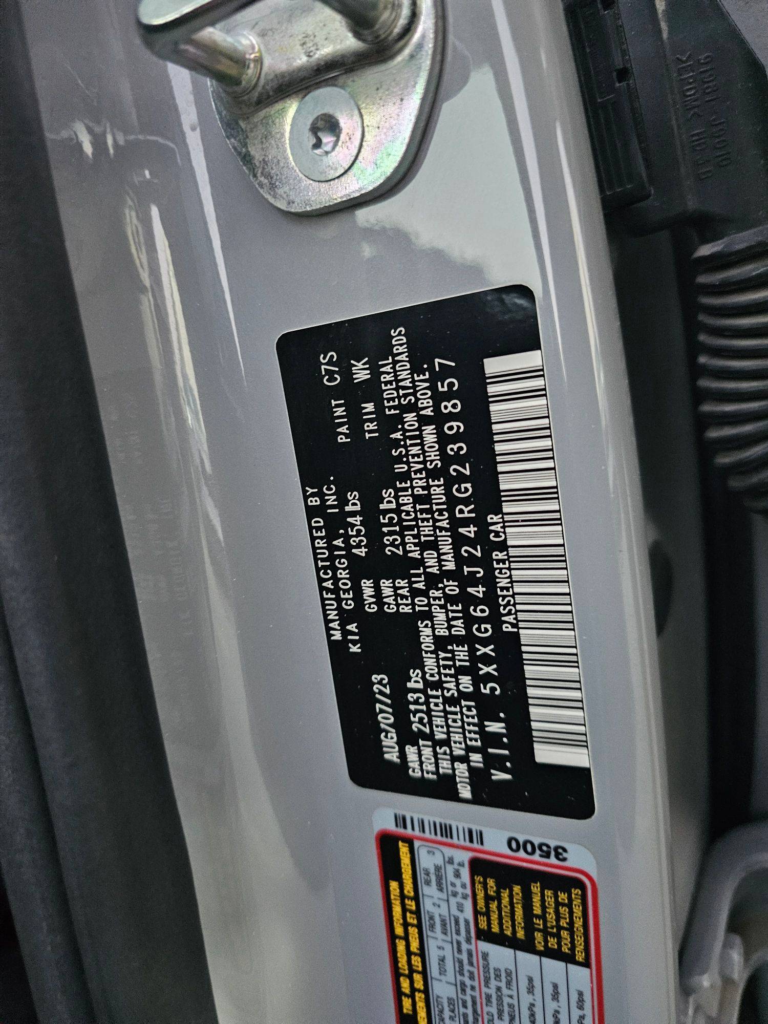 KIA K5 2024 - Marhaba Auction Used Cars - Image 10