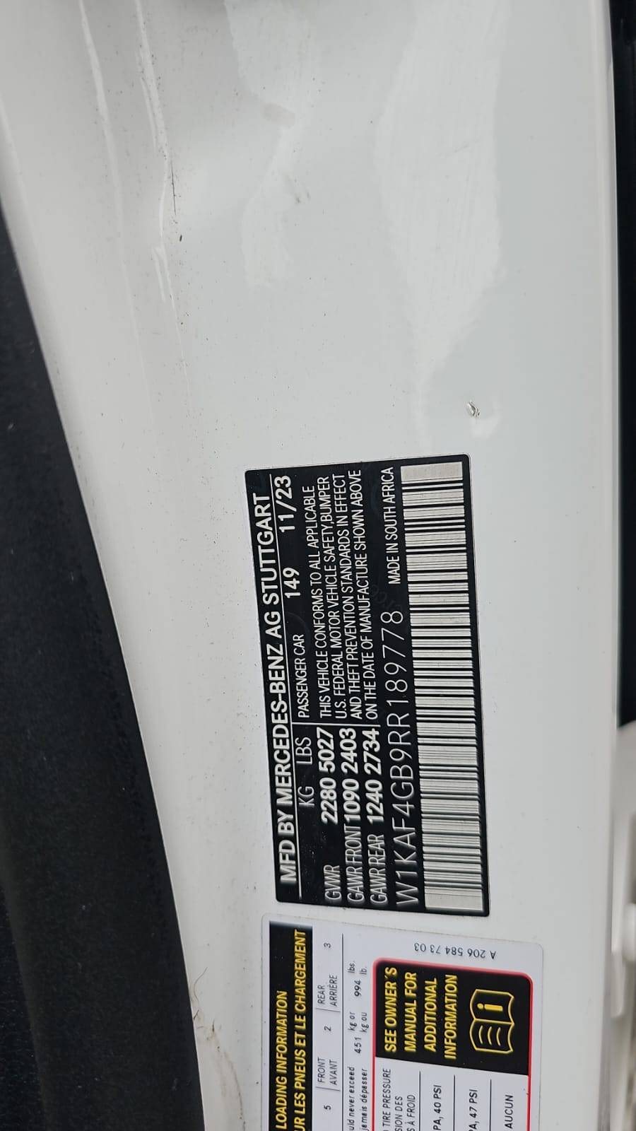 MERCEDES BENZ C300 2024 - Marhaba Auction Used Cars - Image 3