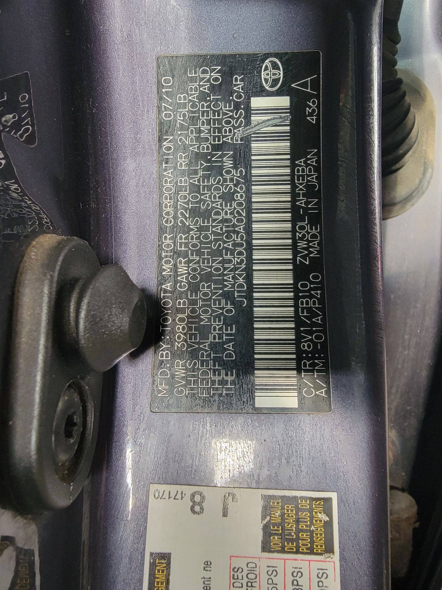 TOYOTA PRIUS 2010 - Marhaba Auction Used Cars - Image 9