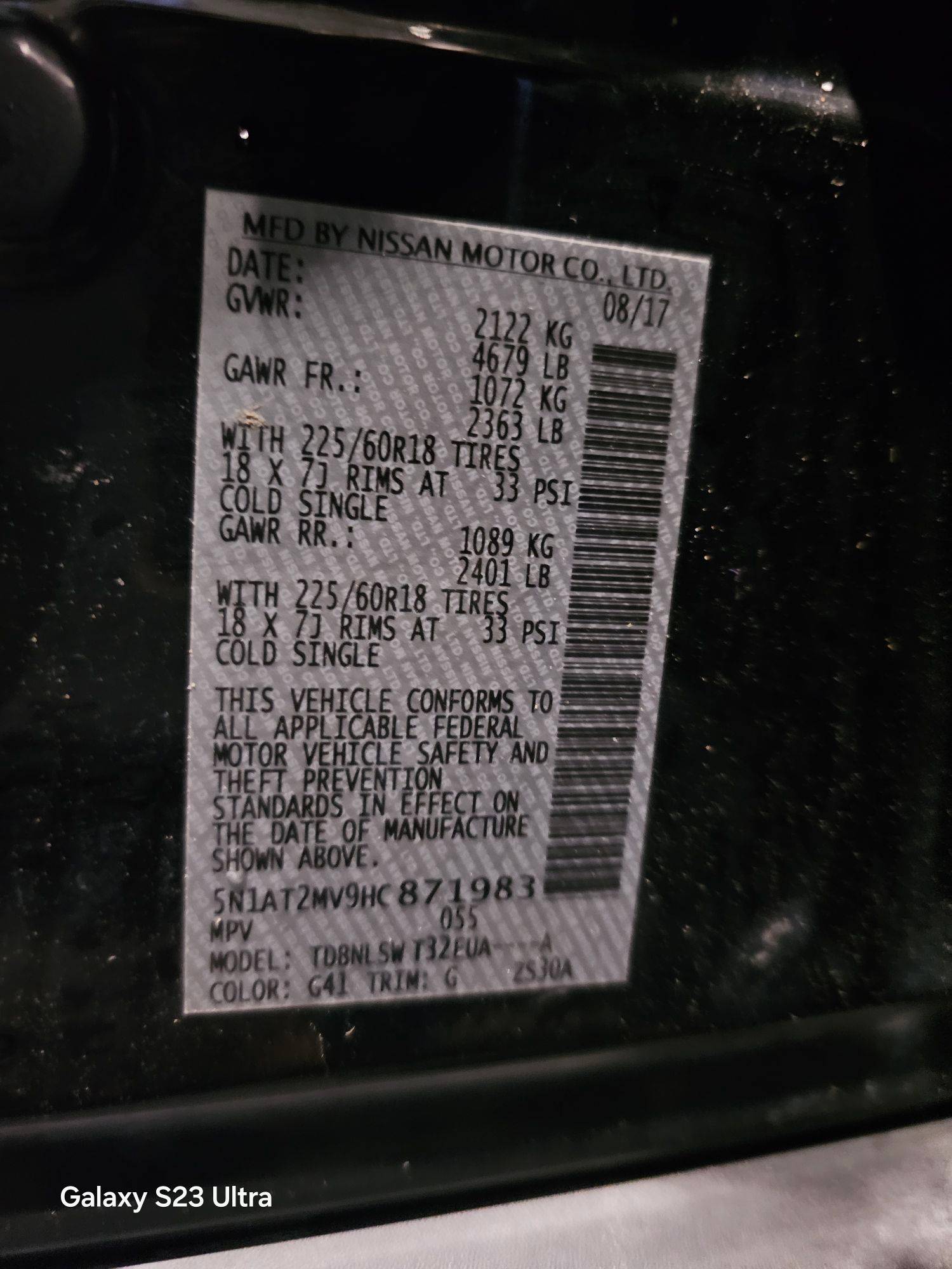 NISSAN ROGUE 2017 - Marhaba Auction Used Cars - Image 10