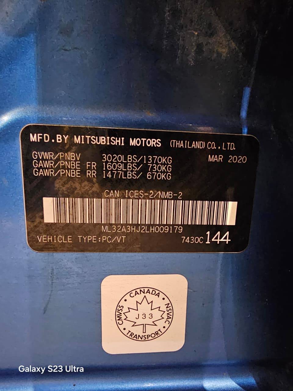 MITSUBISHI MIRAGE 2020 - Marhaba Auction Used Cars - Image 9