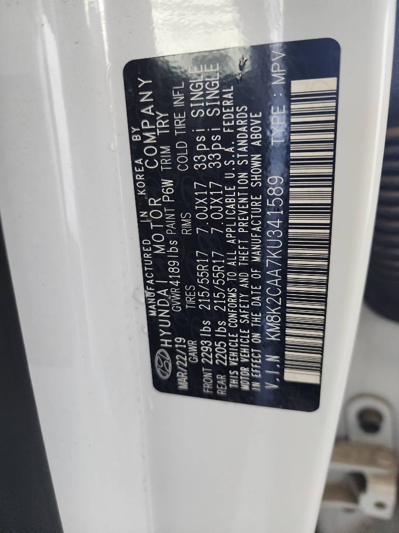 2019 HYUNDAI KONA — 14061 Miles — Lot 68212483 - Marhaba Auctions Used Cars - Image 4