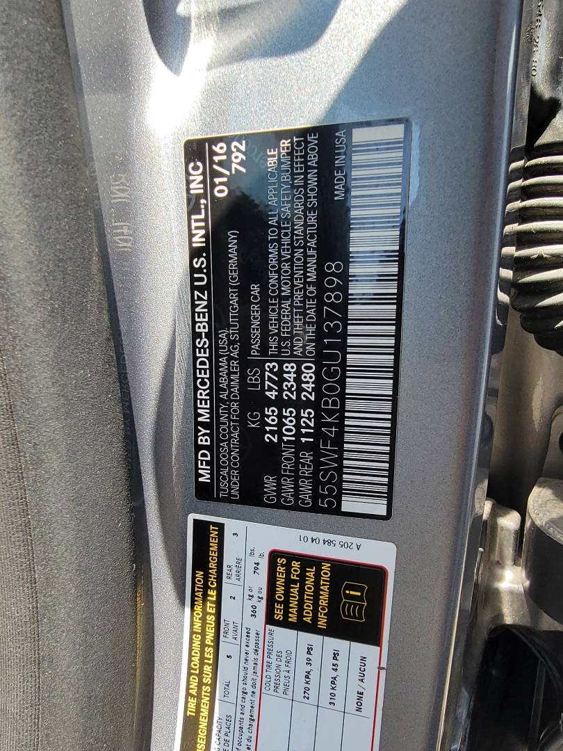 2016 MERCEDES BENZ C300 — 66063 Miles — Lot 37898 — Main - Marhaba Auctions Used Cars - Image 10