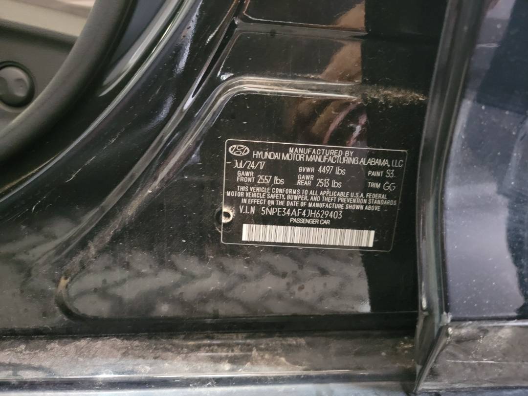 2018 HYUNDAI SONATA — 132556 Miles — Lot 41998798 — Main - Marhaba Auctions Used Cars - Image 9