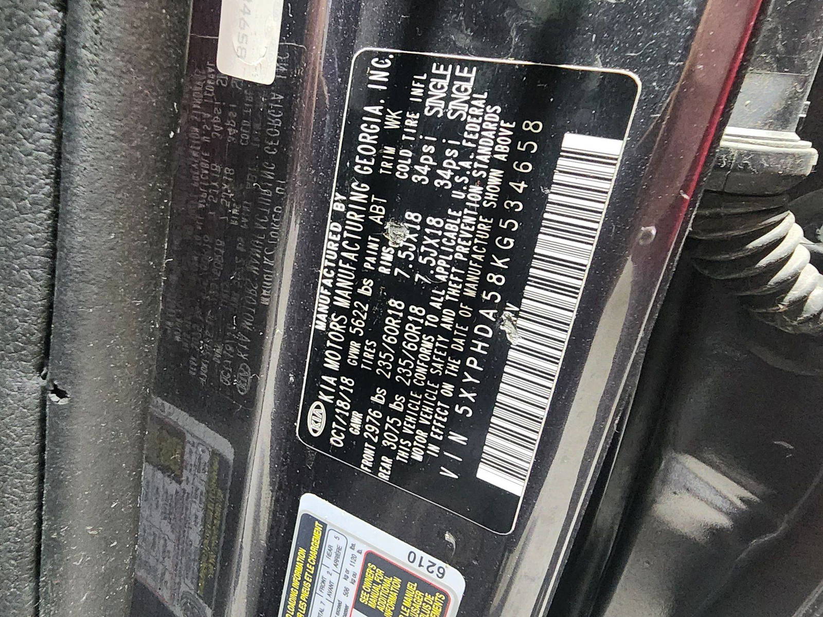 KIA SORENTO 2019 - Marhaba Auction Used Cars - Image 11