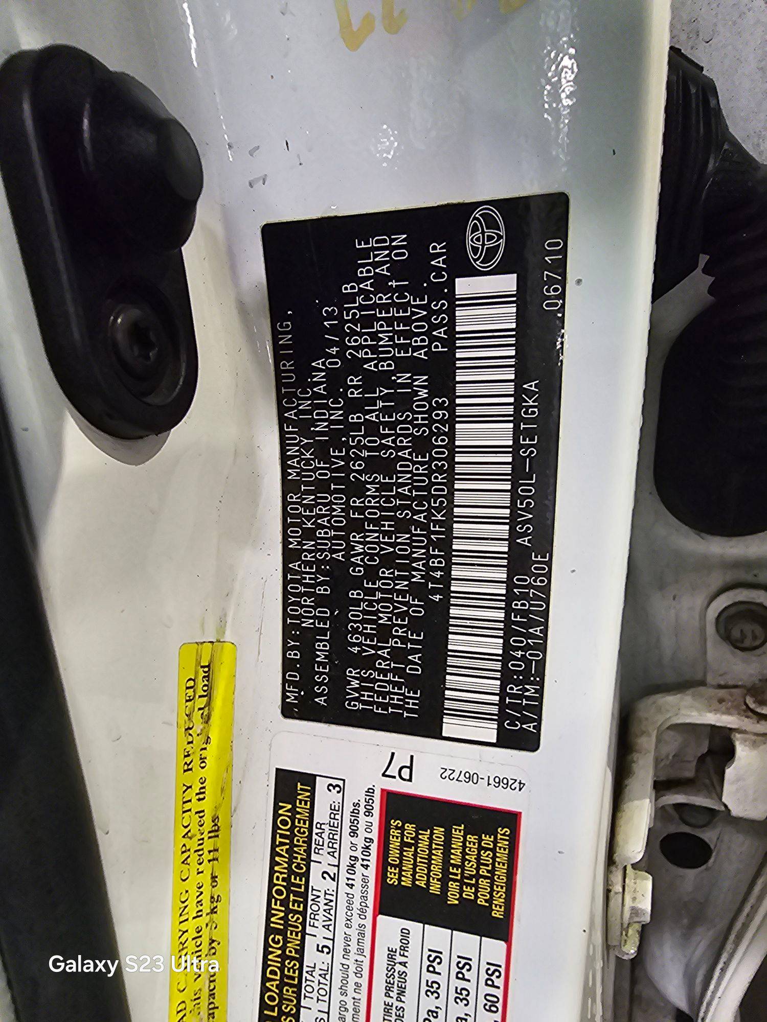 TOYOTA CAMRY 2013 - Marhaba Auction Used Cars - Image 10