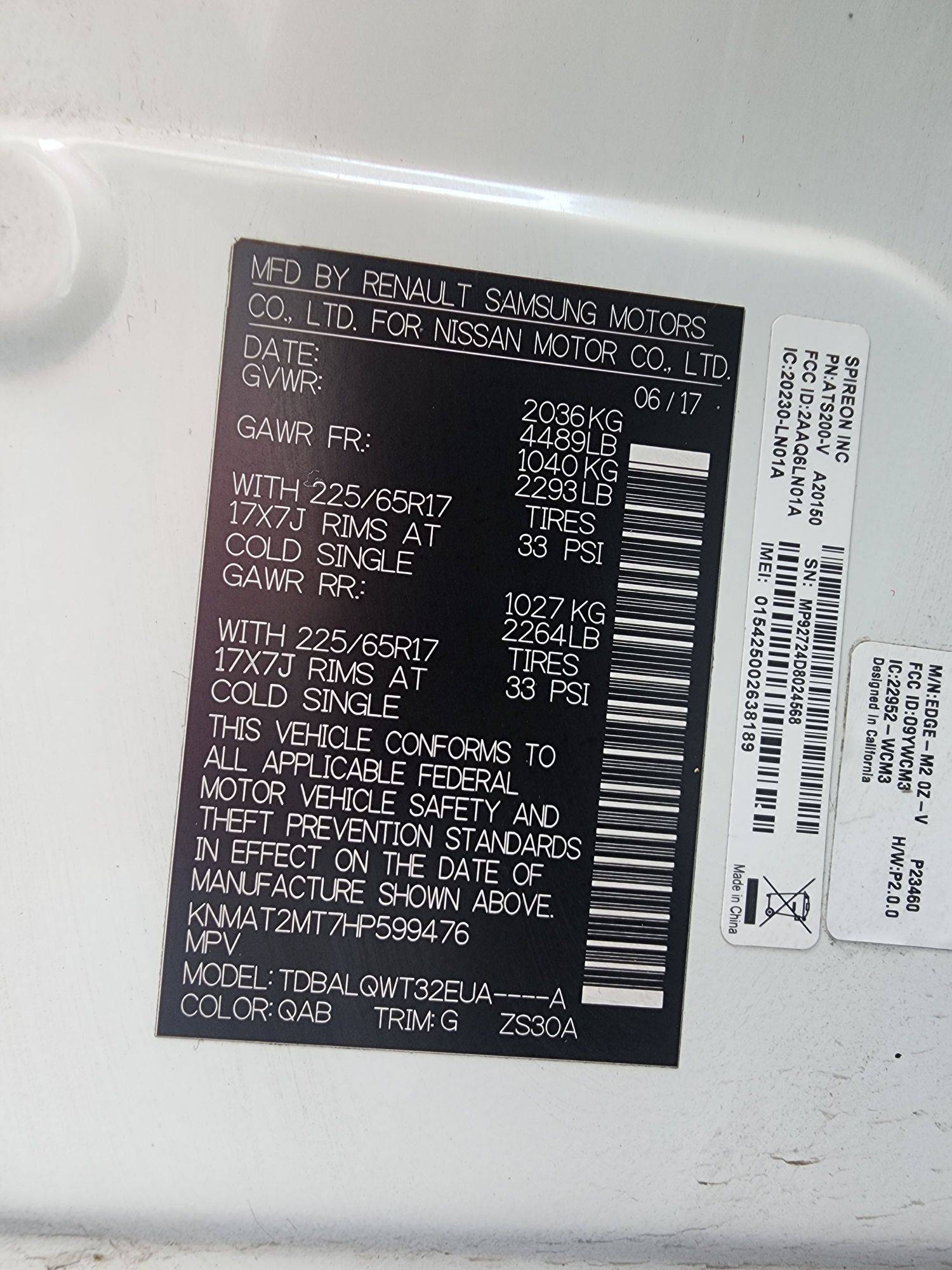 NISSAN ROGUE 2017 - Marhaba Auction Used Cars - Image 10