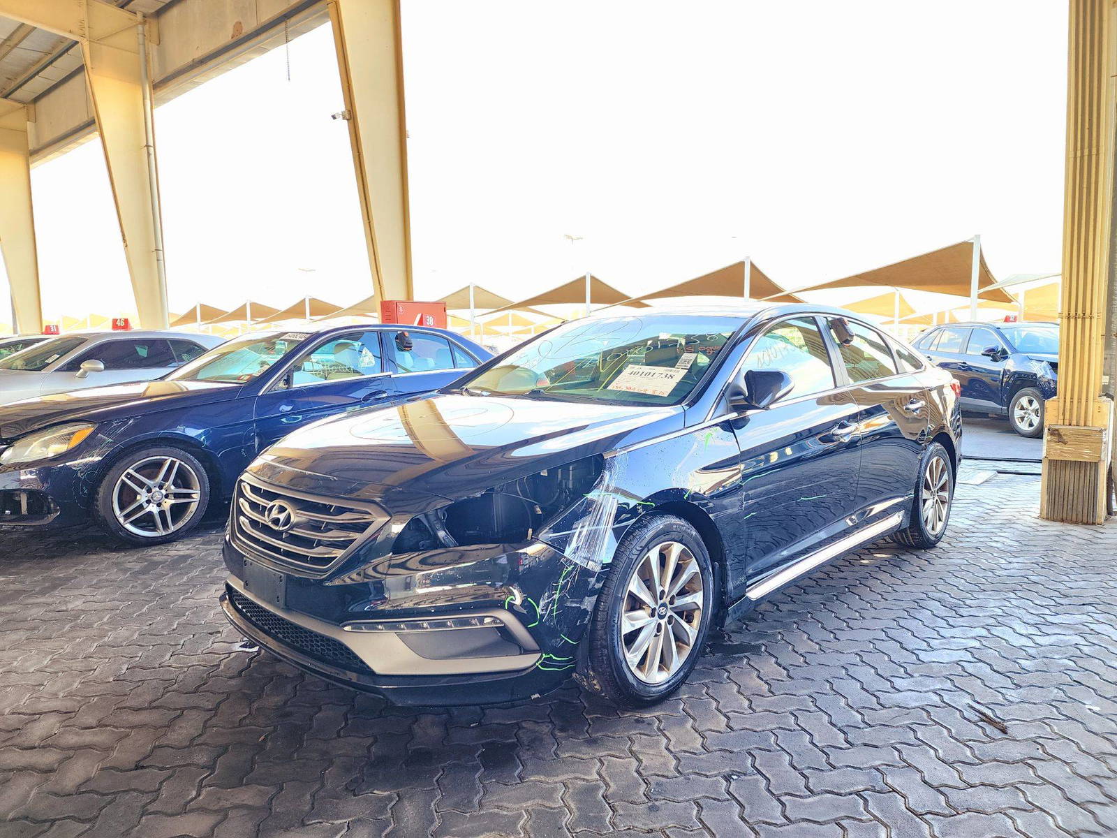 2017 HYUNDAI SONATA — 135384 Miles — Lot 40101738 — Souq - Marhaba Auctions Used Cars - Image 4
