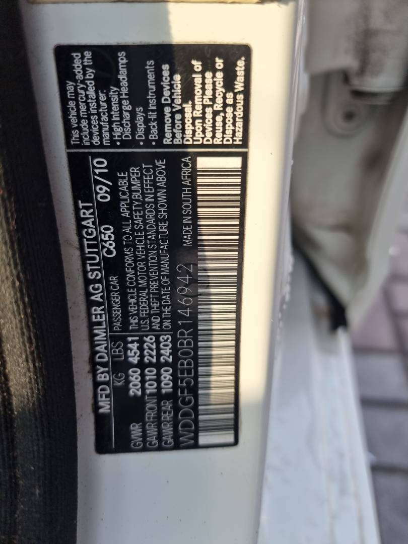 MERCEDES BENZ C300 2011 - Marhaba Auction Used Cars - Image 10