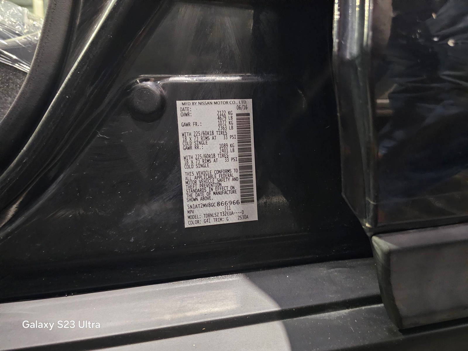 NISSAN ROGUE 2016 - Marhaba Auction Used Cars - Image 11