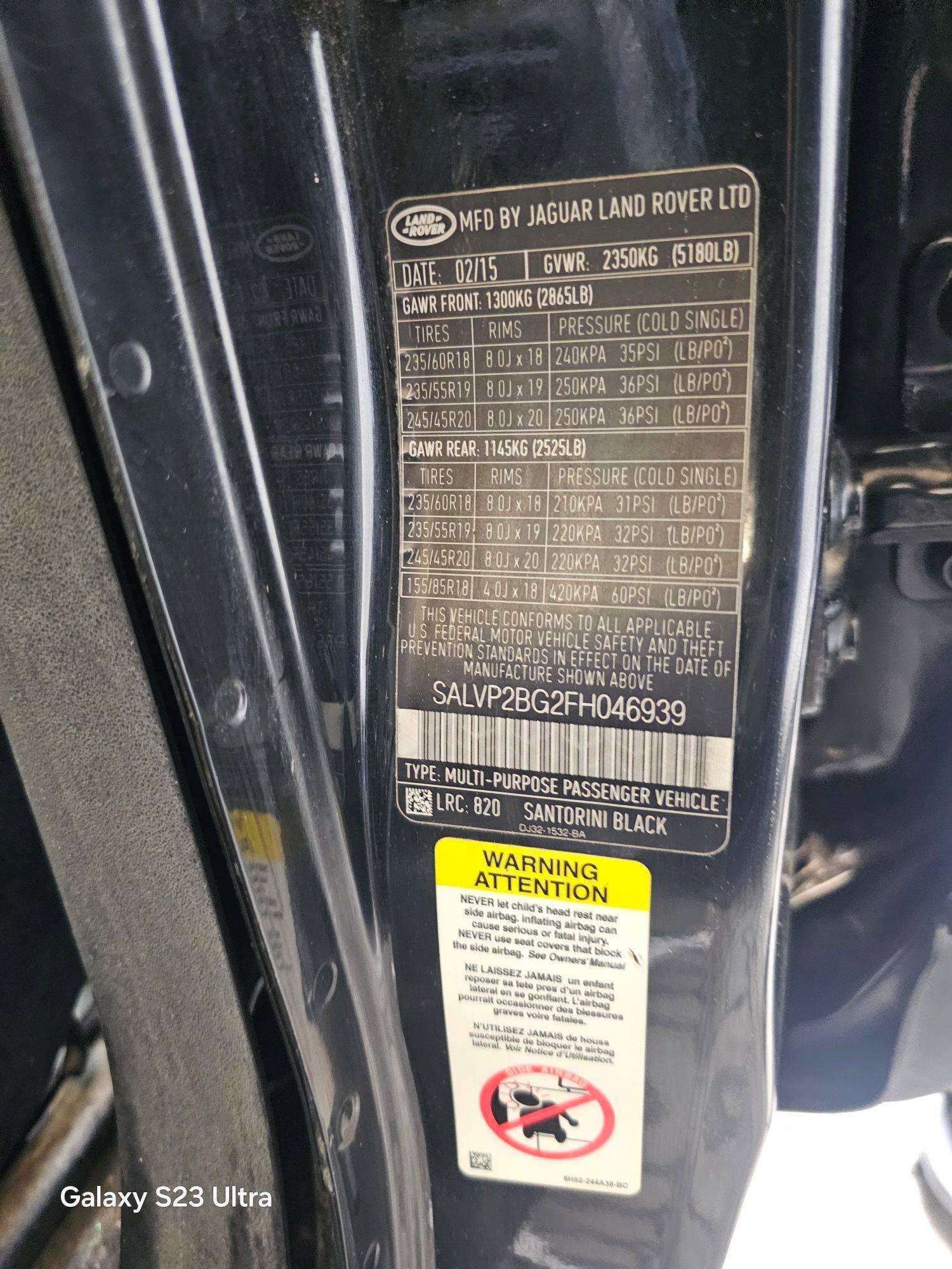 LAND ROVER RANGE ROVER EVOQUE 2015 - Marhaba Auction Used Cars - Image 10