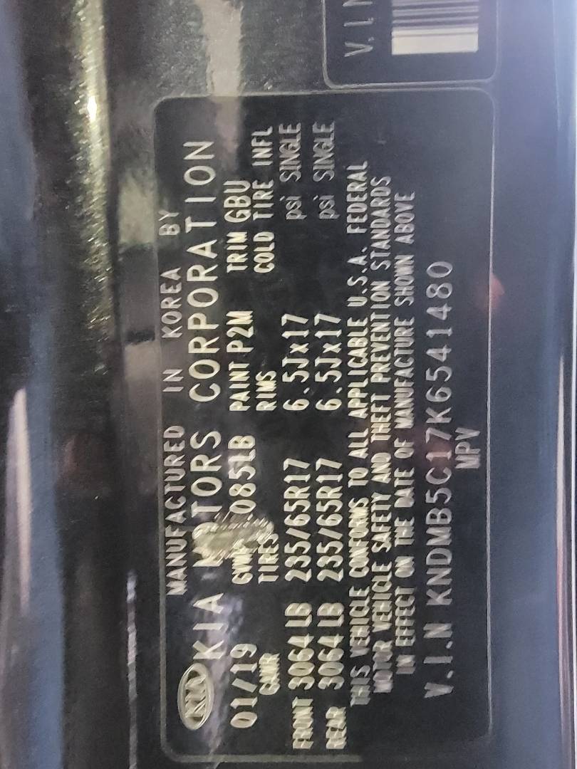 2019 KIA SEDONA — 119543 Miles — Lot 38317888 — Main - Marhaba Auctions Used Cars - Image 7