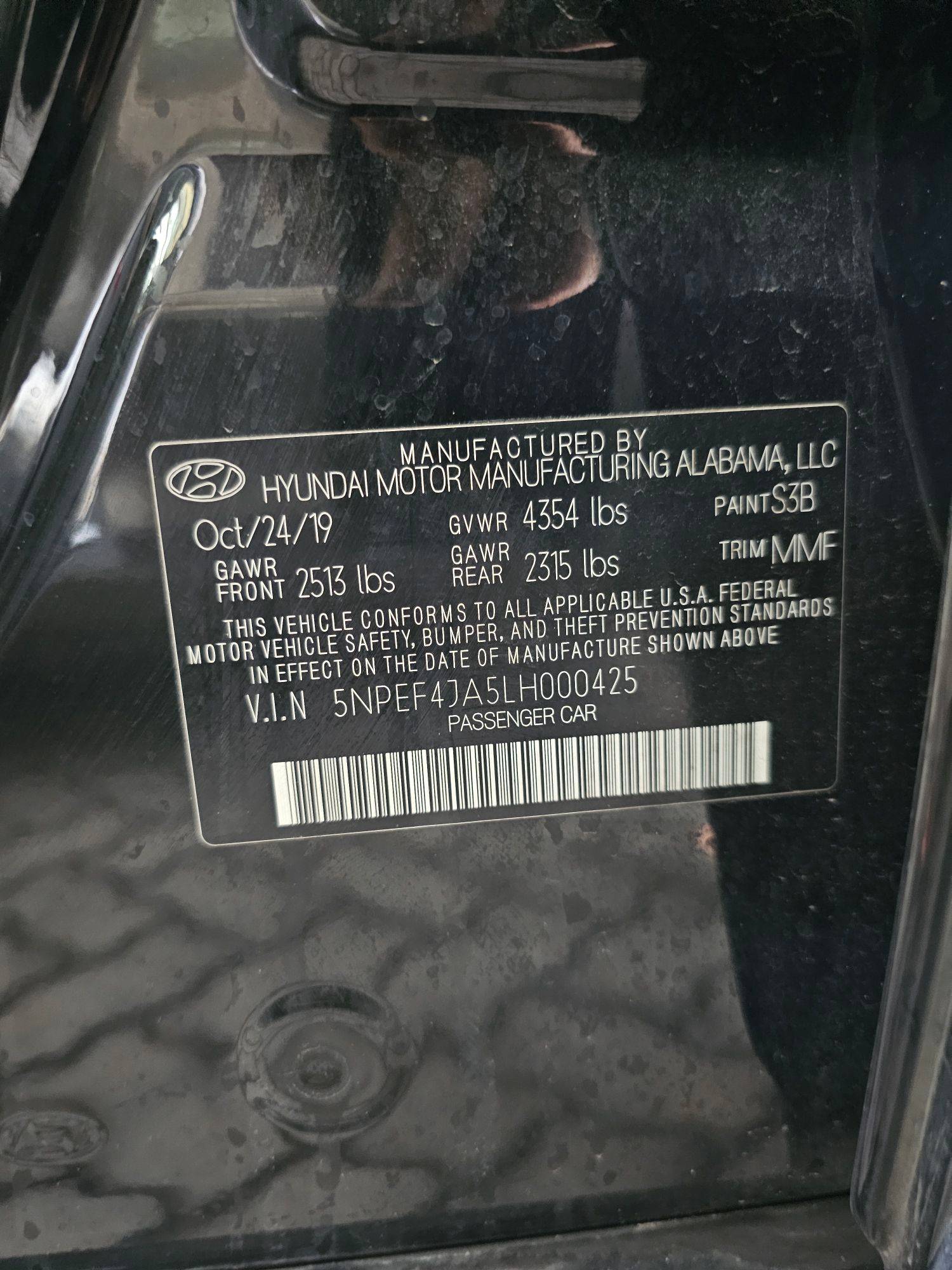 2020 HYUNDAI SONATA — 49968 Miles — Lot 41847916 — Souq - Marhaba Auctions Used Cars - Image 10