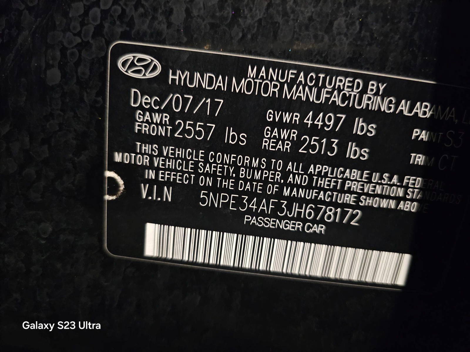 HYUNDAI SONATA 2018 - Marhaba Auction Used Cars - Image 9
