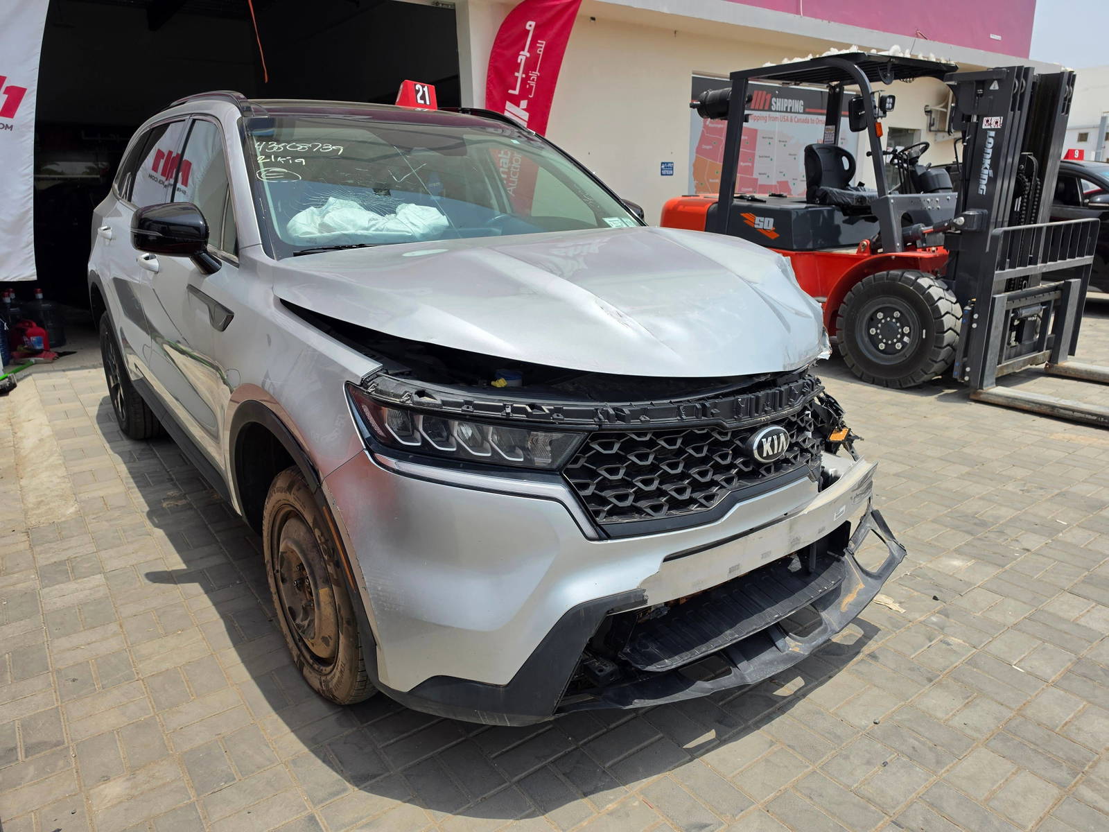 2021 KIA SORENTO — 56419 Miles — Lot MG012548 - Marhaba Auctions Used Cars - Image 3