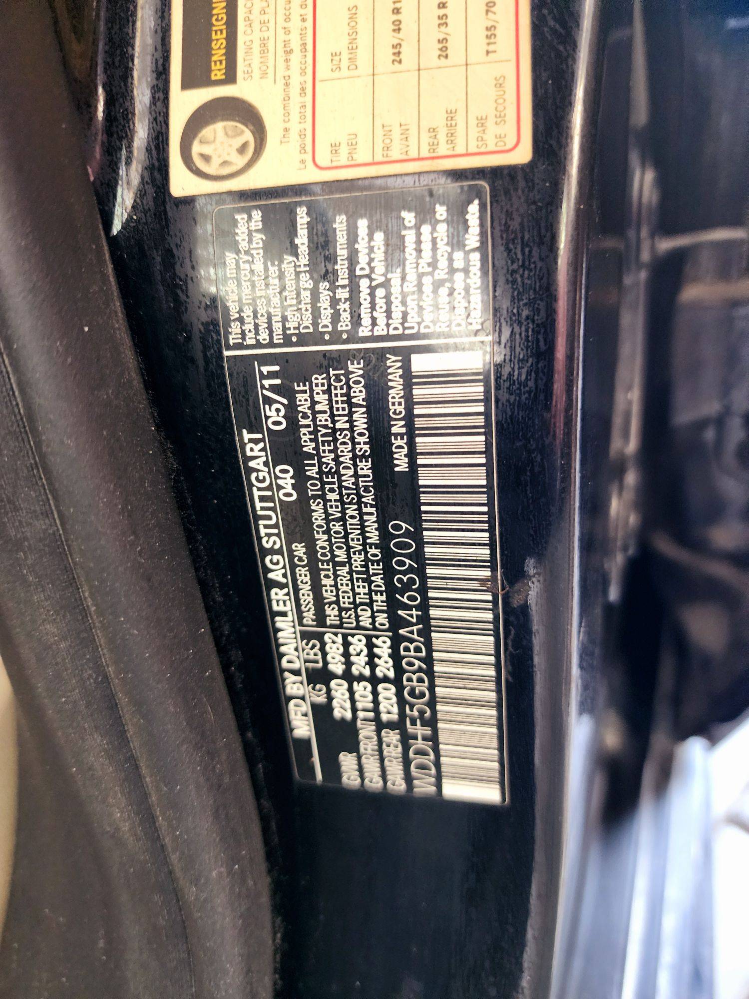 MERCEDES BENZ E 350 2011 - Marhaba Auction Used Cars - Image 10