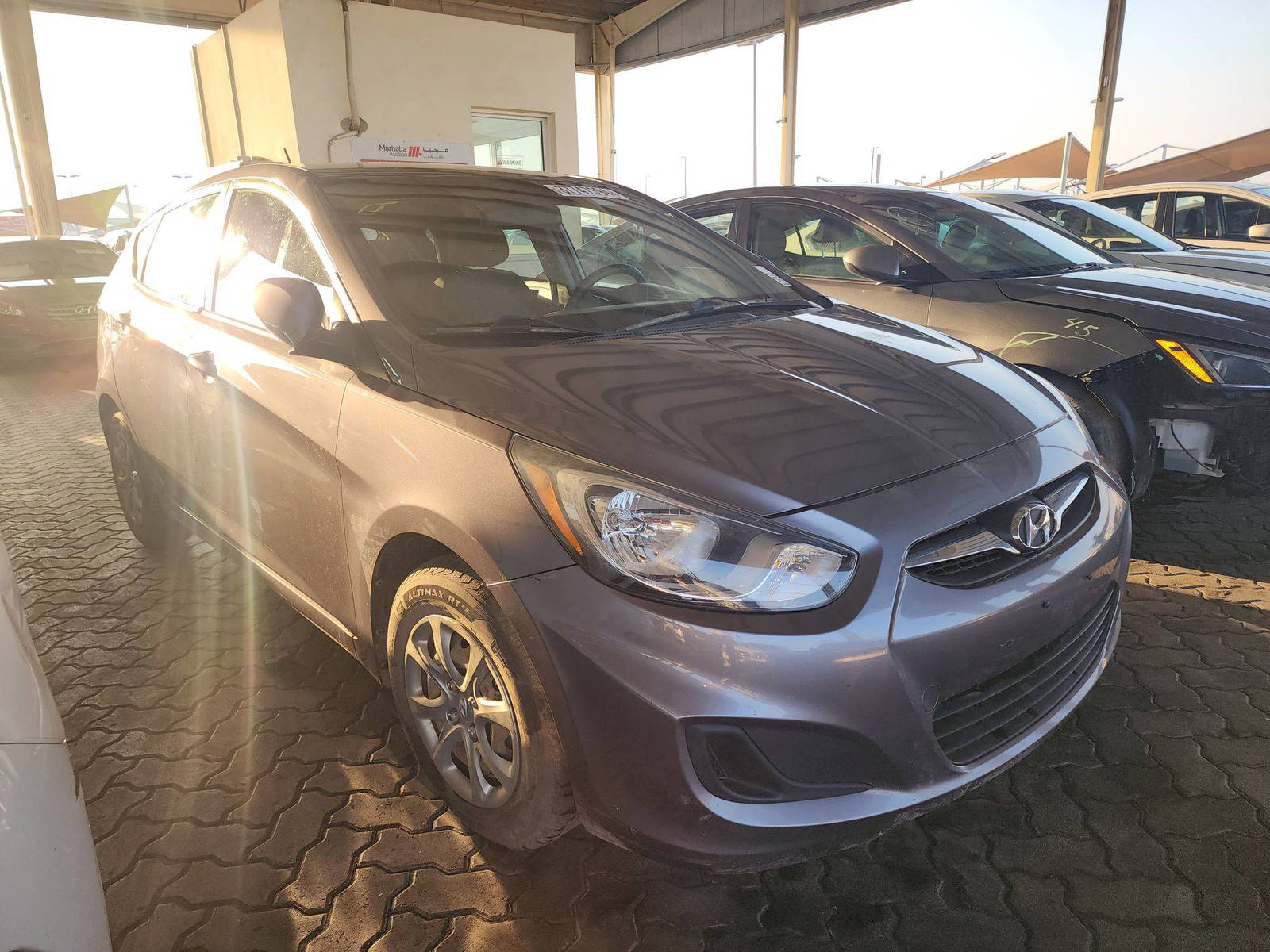 2013 HYUNDAI ACCENT — 104830 Miles — Lot 22647 — Souq - Marhaba Auctions Used Cars - Image 4