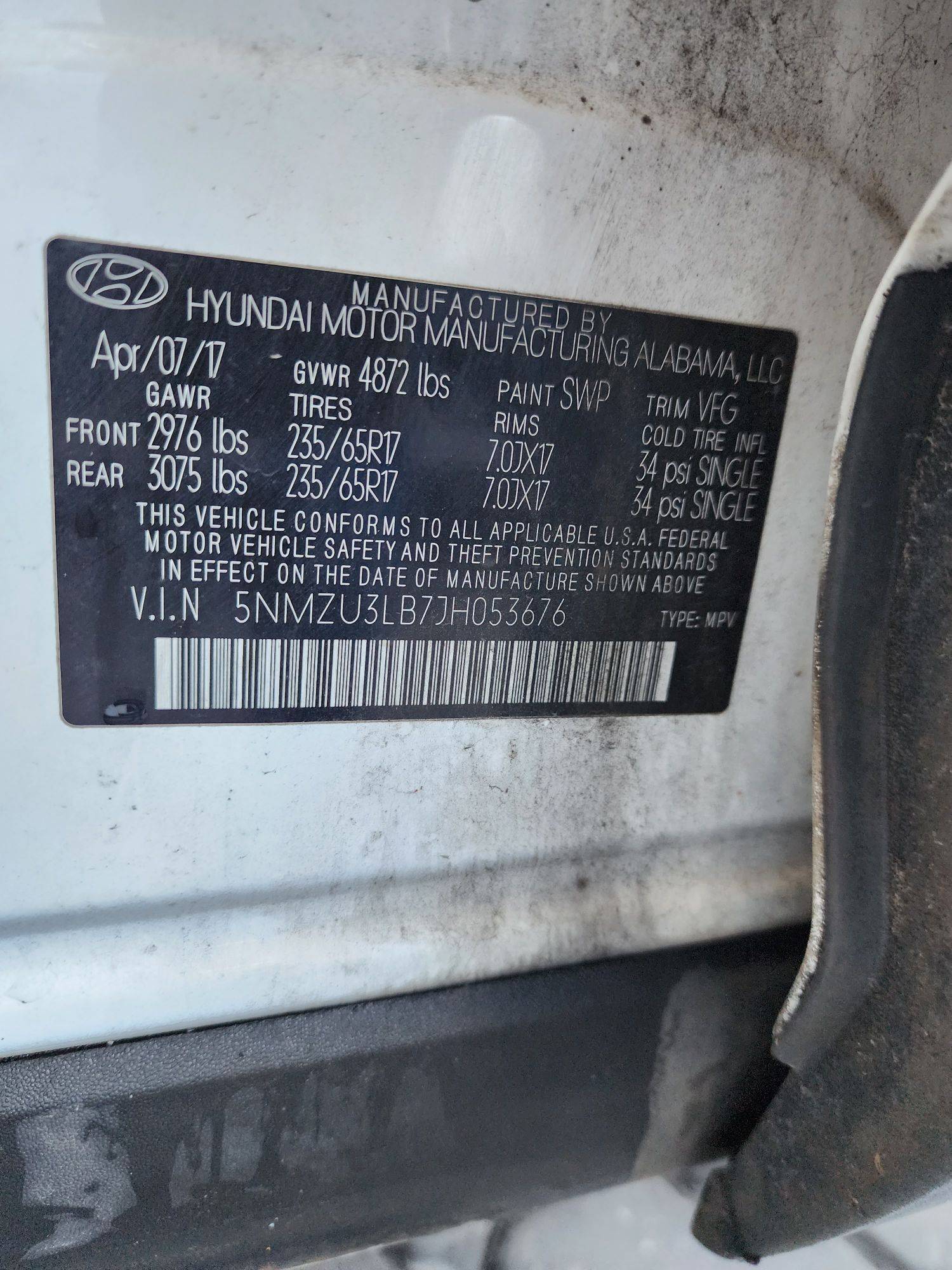 2018 HYUNDAI SANTA FE SPORT — 135762 Miles — Lot 121210510 - Marhaba Auctions Used Cars - Image 9
