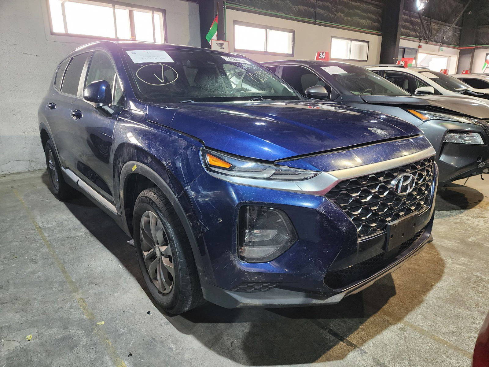 2019 HYUNDAI SANTA FE — 116600 Miles — Lot 20875 — Souq - Marhaba Auctions Used Cars - Image 3
