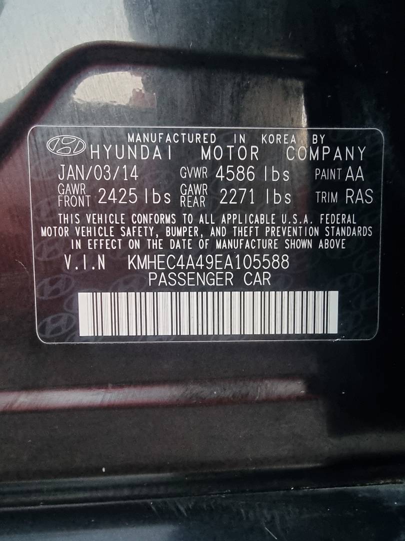 2014 HYUNDAI SONATA — 178249 Miles — Lot 70388354 — Main - Marhaba Auctions Used Cars - Image 10