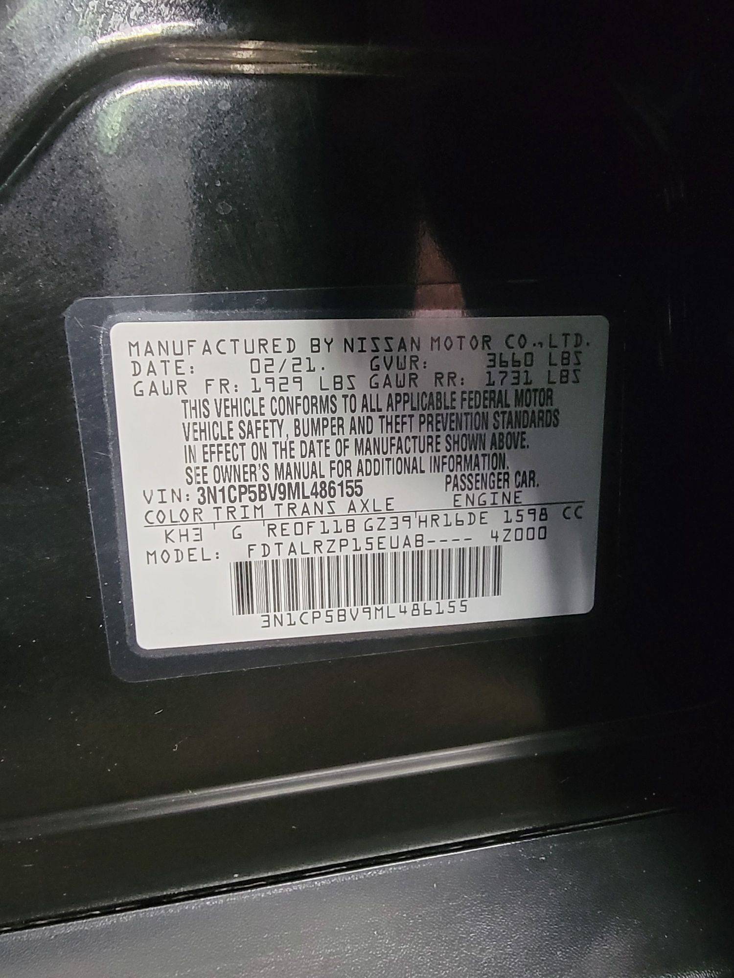 NISSAN KICKS 2021 - Marhaba Auction Used Cars - Image 8