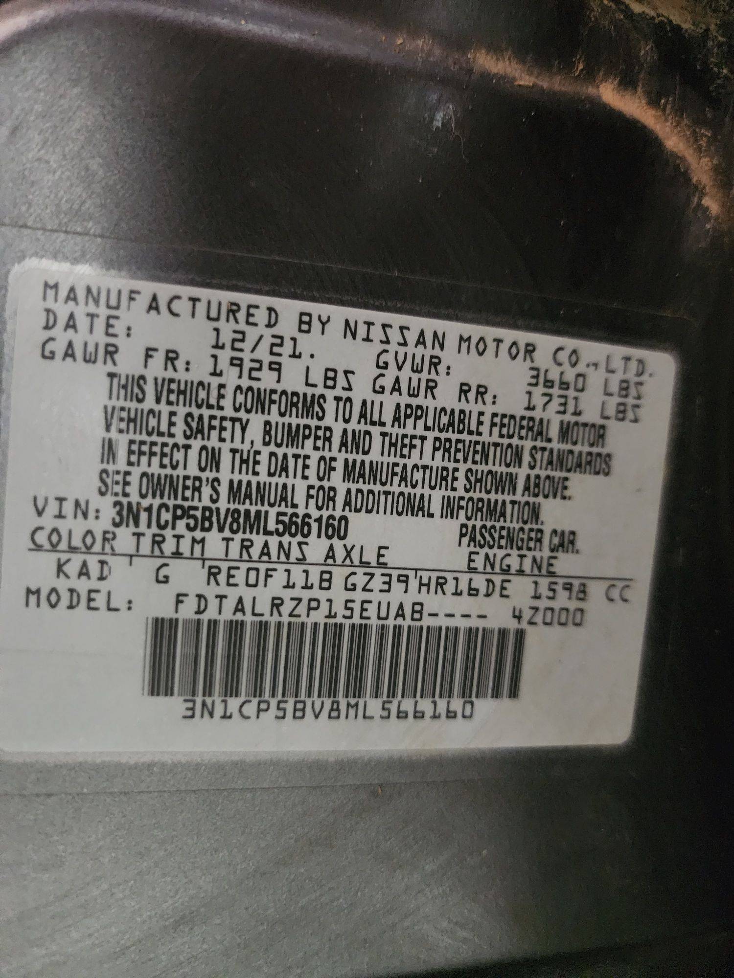 2021 NISSAN KICKS — 53680 Miles — Lot BV8ML566160 — Main - Marhaba Auctions Used Cars - Image 10