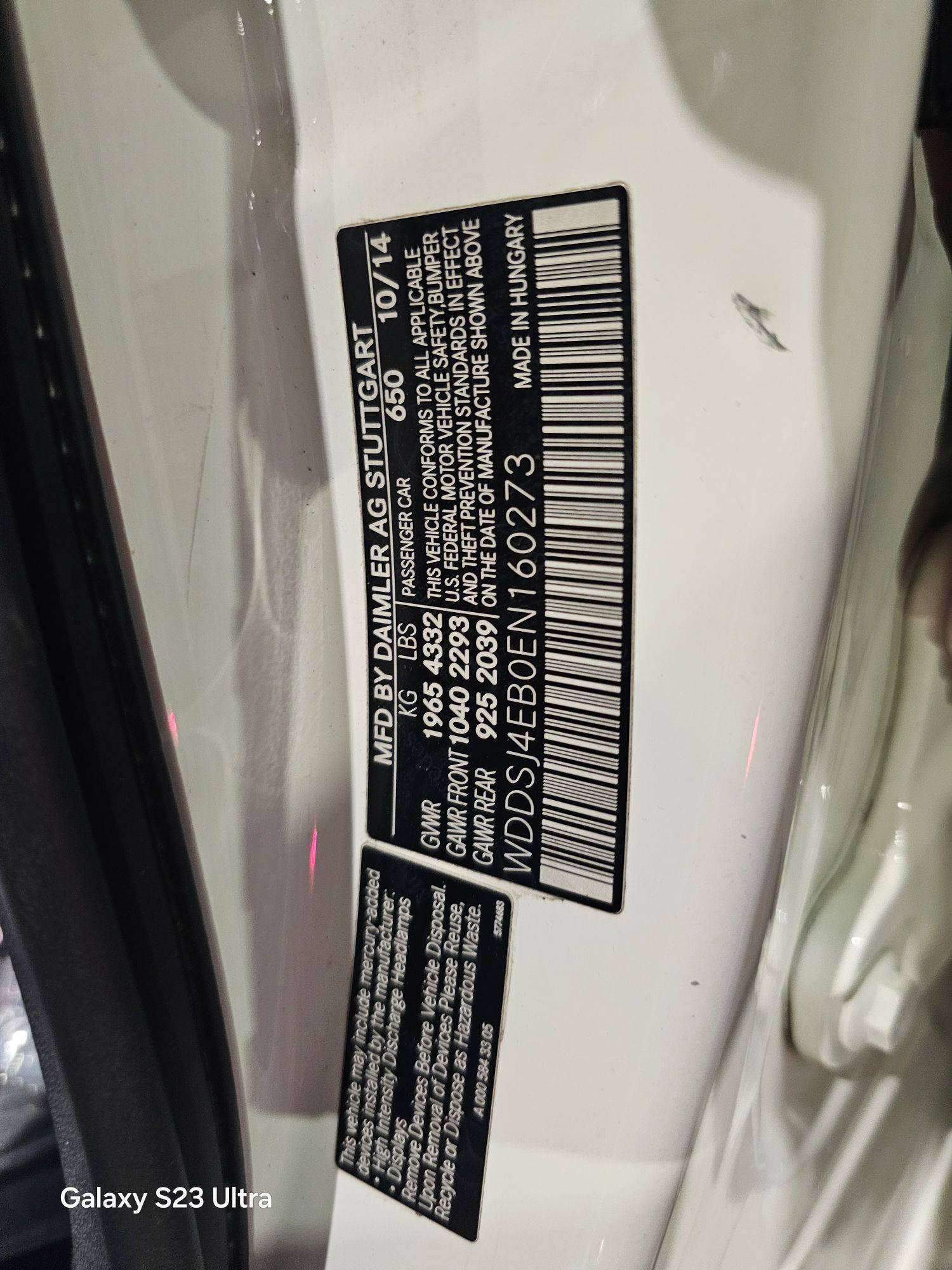 MERCEDES BENZ CLA 250 2014 - Marhaba Auction Used Cars - Image 10