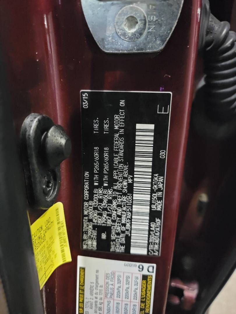 2015 LEXUS GS460 — 70317 Miles — Lot X6F5110361 — Main - Marhaba Auctions Used Cars - Image 11